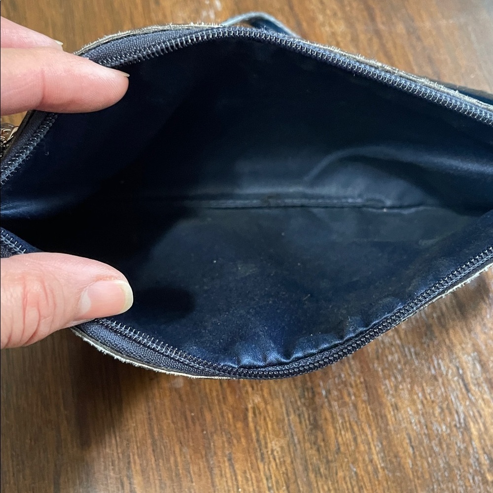Coach Blue Sequin Signature Wristlet - Picture 6 of 8